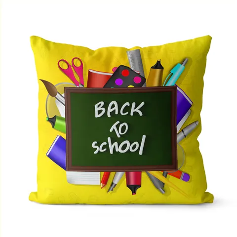 Poszewka BAWEŁNA PREMIUM Schoolmania 45x45 Tablica