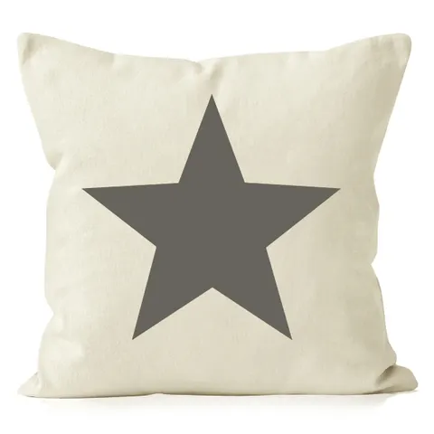 Poszewka Estrella Gwiazda bawełna 40x40 cm Krem 92
