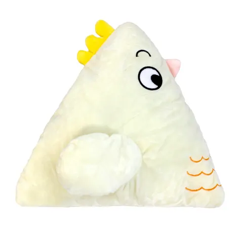 Poduszka Kształt Kura chicken 38cm Krem/Żółty