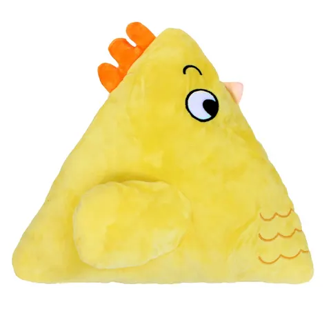 Poduszka Kształt Kura chicken 38cm Żółty/Pomarańcz