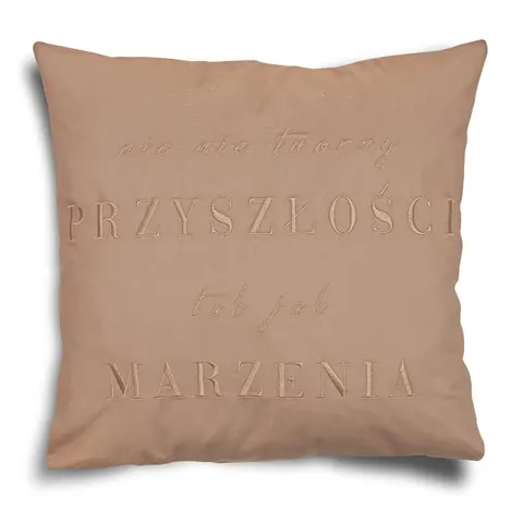 Poduszka POZYTYWNA HELSINKI VELVET 40x40 Beż