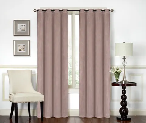 Zasłona Sofia VELVET przelotki 140x260 BEIGE BEŻ