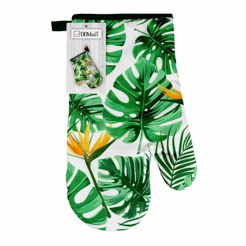 Rękawica kuchenna SPRING Jungle liść 17X28 zielony