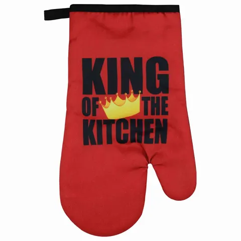 Rękawica kuchenna KING OF KITCHEN 17x28 Czerwony
