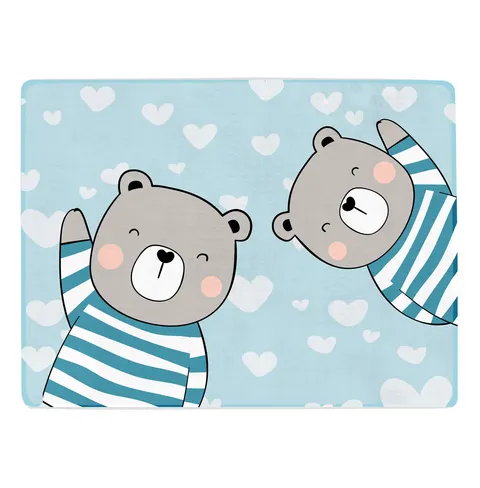 Dywan Foam BEAR MIŚ 120x160 Niebieski