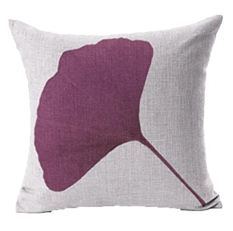 Poduszka Deco GINKGO PREMIUM 45x45 cm Fiolet