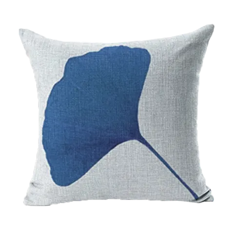 Poduszka Deco GINKGO PREMIUM 45x45 cm Niebieski