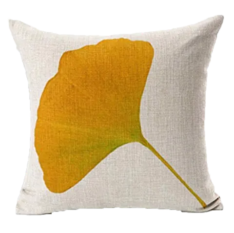 Poduszka Deco GINKGO PREMIUM 45x45 cm Żółty