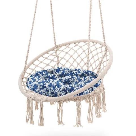 Poduszka na bocianie gniazdo śr 65 cm Ferro Azul