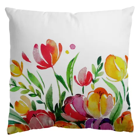 Poduszka Premium PASTELOWA WIOSNA Tulipan 43x43cm