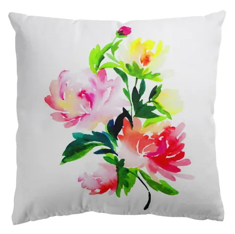 Poduszka Premium PASTELOWA WIOSNA Piwonie 43x43cm