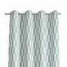 Zasłona LILY POLLY-COTTON wzór kółka 140x260 niebi