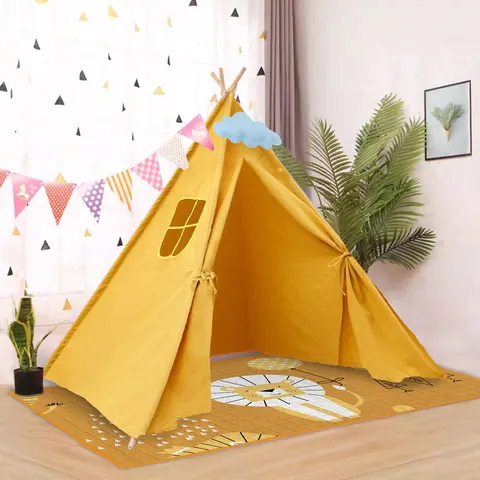 Namiot domek TEEPEE tipi 120x120x160 cm Miodowy