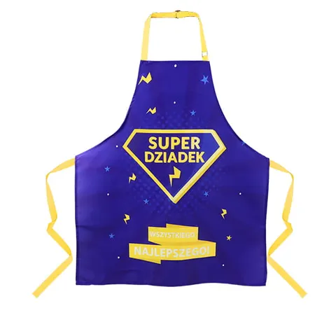 Fartuch kuchenny SUPER DZIADEK 65x75 cm