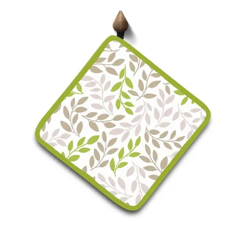 Podkładka kuchenna NATURE 20x20 cm Liście Beż