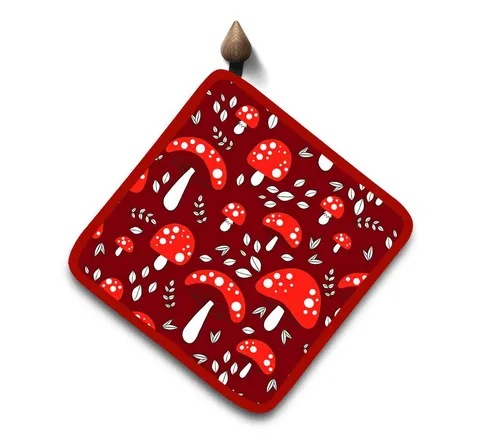 Podkładka kuchenna NATURE 20x20 cm Leśne Grzyby