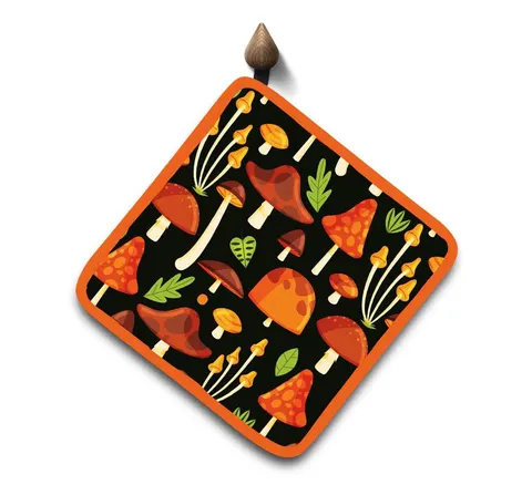 Podkładka kuchenna NATURE 20x20 cm Forest Grzyby
