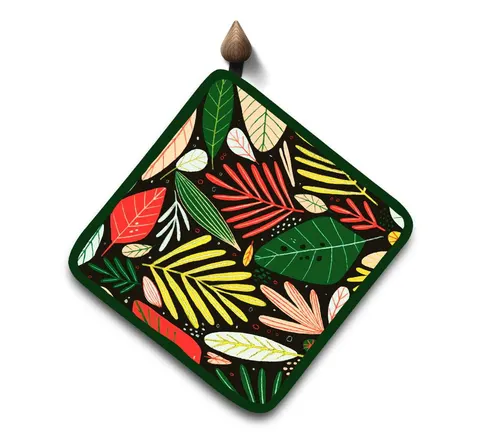 Podkładka kuchenna NATURE 20x20 cm Modern Liście