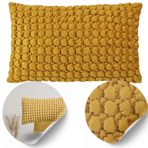Poszewka Velvet Premium CASA 30x50 cm Ochre