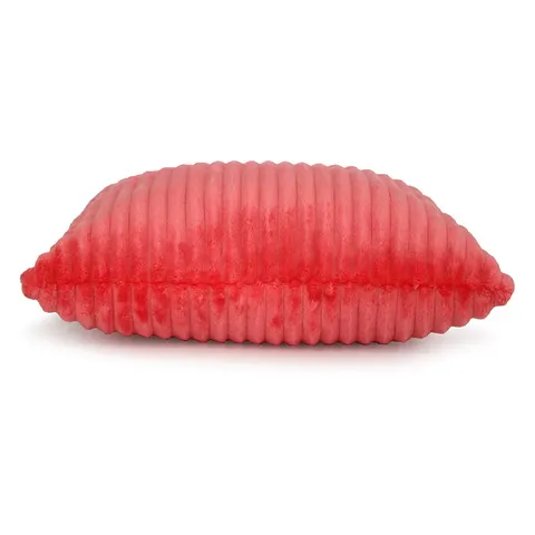Poduszka Stripes Prążki Mikroflanela 45x45cm Coral