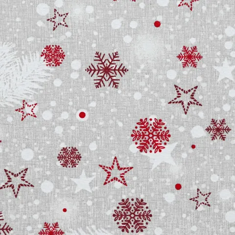 Tkanina Christmas Snowy 140 cm