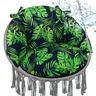 Poduszka LUNA UP Monstera Granat + Czarny Oxford