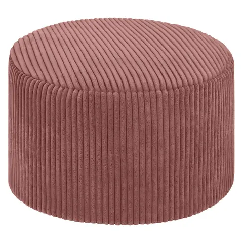 PUF CHILL SPOT velvet Stripes Fi 45 cm Ciemny Róż