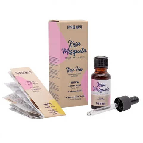 FLOR DE MAYO Czysty olejek z róży Mosqueta, 20 ml