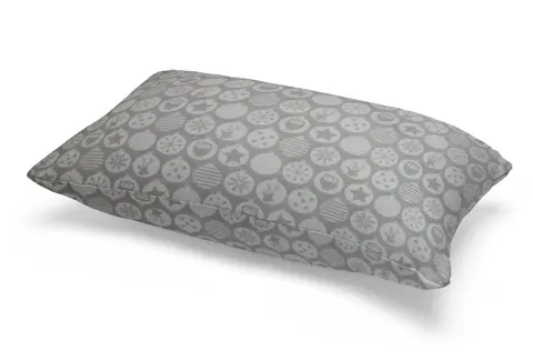 Poduszka Cleo Białe bombki 30x50 cm