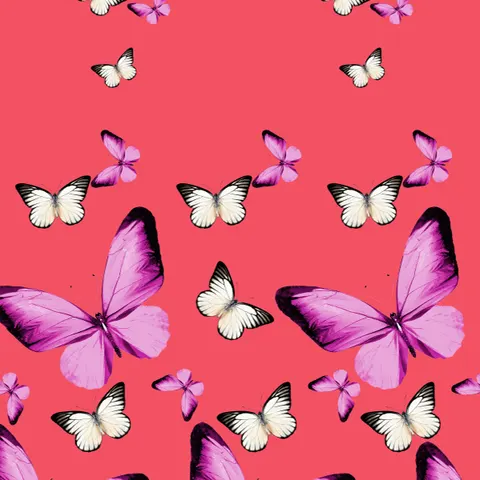 KOC BUTTERFLY 150X200CM 3D MOTYLE RÓŻ