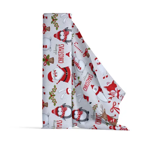 Tkanina Świąteczna Premium SANTA NOEL 280 cm