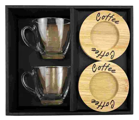 Zestaw GIFT BOX Coffee Caffe Latte x 2 szklanka