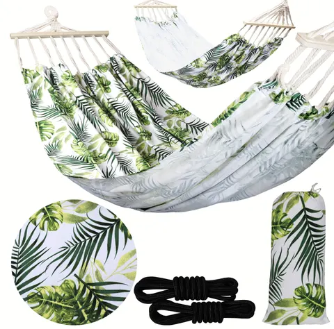 Dwuosobowy Hamak Essence 280x150 cm JUNGLE zieleń