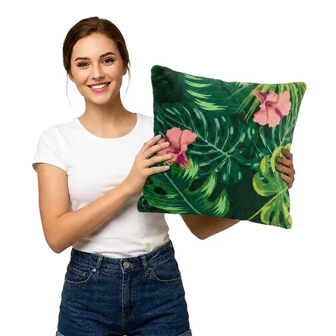 Poszewka dekoracyjna BOTANIC Green Palm 40x40 cm