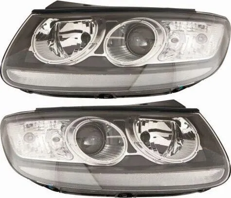 REFLEKTORY LAMPY PRZÓD HYUNDAI SANTA FE II 2 '06-'12 ZESTAW