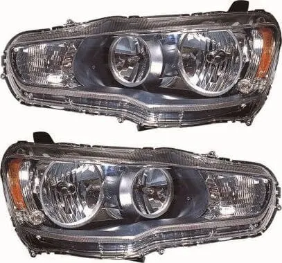 REFLEKTORY LAMPY LANCER VIII 8 '08- ZESTAW