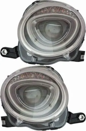 REFLEKTORY LAMPY FIAT 500 C ABARTH '07- ZESTAW