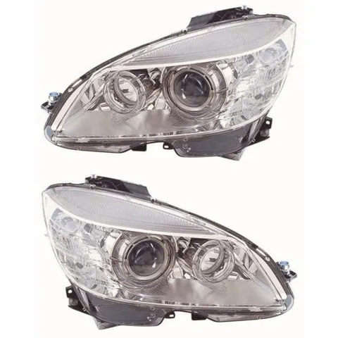 LAMPY PRZEDNIE REFLEKTORY MERCEDES D1S KL C W204 S204 07-14 ZESTAW