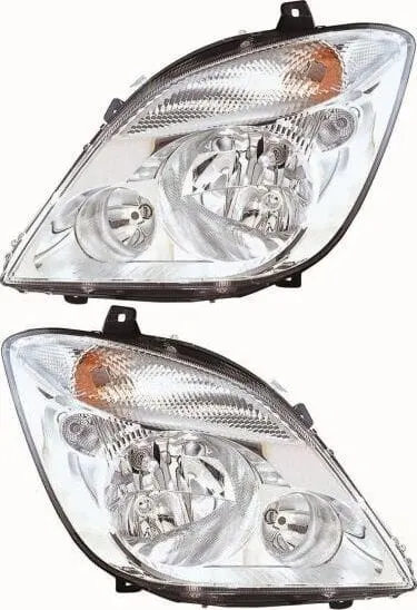 REFLEKTORY LAMPY PRZEDNIE SPRINTER 3-T 3,5-T 4,6-T 5-T '06- ZESTAW