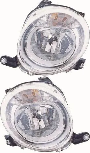 REFLEKTORY LAMPY FIAT 500 C 312 '09- ZESTAW