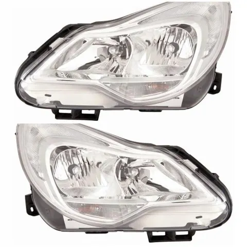 REFLEKTORY LAMPY OPEL CORSA D '11-'14 ZESTAW LEWA+PRAWA