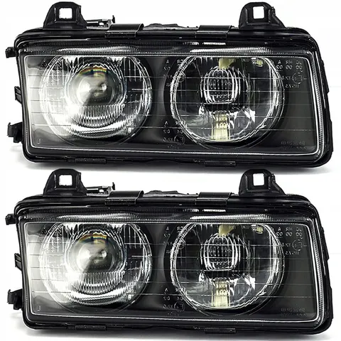REFLEKTORY LAMPY PRZEDNIE BMW 3 E-36 90'-99' -LEWA+PRAWA ZESTAW