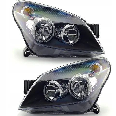 REFLEKTORY LAMPY OPEL ASTRA H - H1 H7 - LEWA+PRAWA ZESTAW