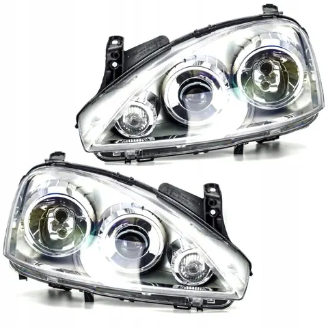 REFLEKTORY PRZEDNIE OPEL CORSA '03-'09 LEWA+PRAWA ZESTAW