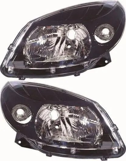 REFLEKTORY LAMPY DACIA SANDERO '08- ZESTAW