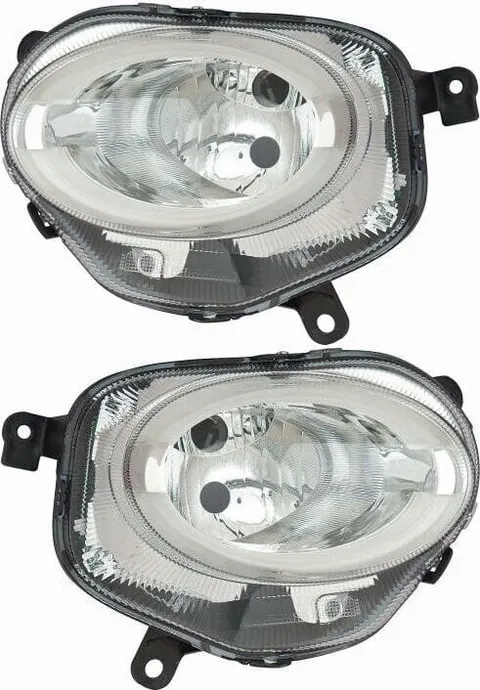 REFLEKTORY LAMPY FIAT 500 C ABARTH '08- ZESTAW