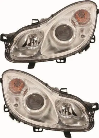 REFLEKTORY LAMPY SMART FORTWO 451 '07- ZESTAW
