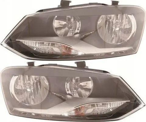 REFLEKTORY LAMPY VW POLO '09- ZESTAW