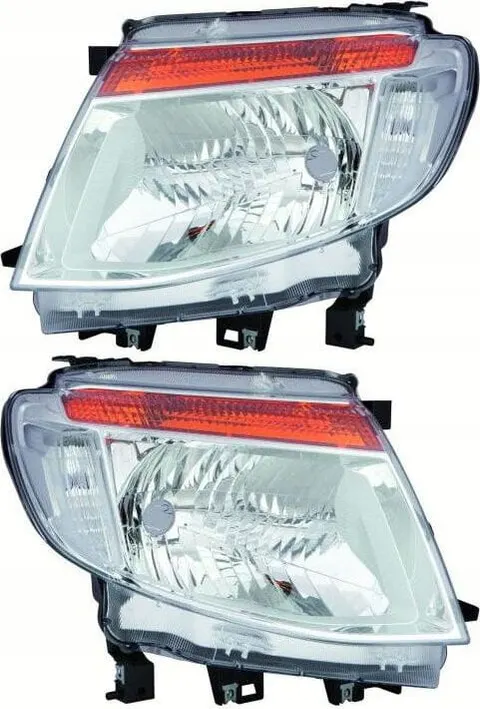 REFLEKTORY LAMPY FORD RANGER '11- ZESTAW