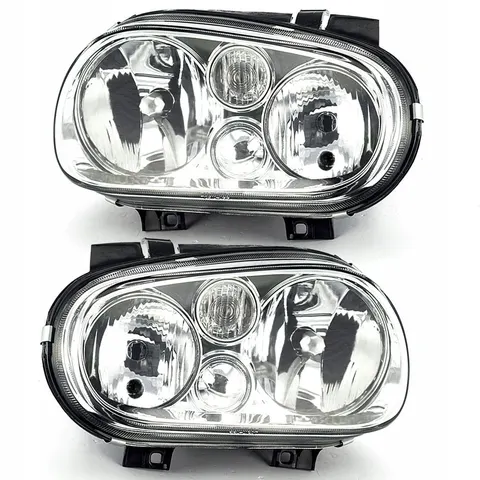 REFLEKTORY LAMPY PRZEDNIE VW GOLF IV 4 '98 - LEWA+PRAWA ZESTAW